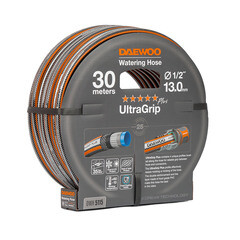 Изображение товара Шланг поливочный 1/2 30 м шестислойный Daewoo UltraGrip Plus ПВХ (DWH 5115)