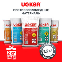 Реагент противогололедный Uoksa -10 °С 25 кг пескосоль - фото 4