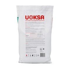 Реагент противогололедный Uoksa Двойной контроль -25 °С 25 кг с мраморной крошкой - фото 2