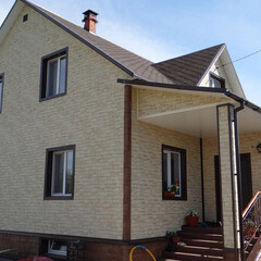 Угол наружный Docke Stein 426х145 мм темный орех - фото 3