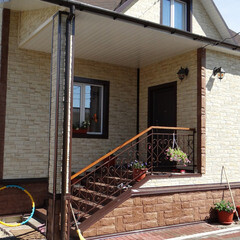 Угол наружный Docke Stein 426х145 мм янтарный - фото 3