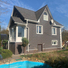 Панель фасадная Docke Burg 946х445 мм темная - фото 2