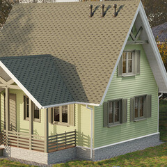 Сайдинг Docke Premium 3600х232 мм киви - фото 3