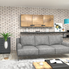 Искусственный камень Monte Alba Йорк Брик белый (84 шт.=0,96 кв.м) - фото 4