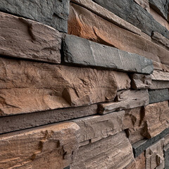 Искусственный камень White Hills Фьорд Лэнд темно-коричневый (24 шт.=0,8 кв.м) - фото 5