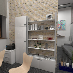 Искусственный камень White Hills Дерри брик бежевый (52 шт.=0,62 кв.м) - фото 4