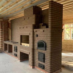 Кирпич печной облицовочный полнотелый темный шоколад М300 250х120х65 мм 1NF КС-Керамик - фото 9