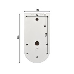 Фен для волос настенный Puff 1600В 1600 Вт белый - фото 6