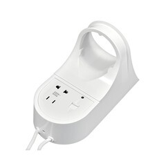 Фен для волос настенный Puff 1600В 1600 Вт белый - фото 4