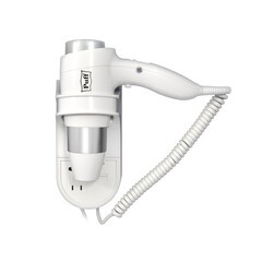 Фен для волос настенный Puff 1600В 1600 Вт белый