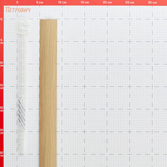 Порог алюминиевый разноуровневый кант 40х900 мм дуб перепад до 8 мм - фото 2