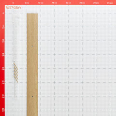 Порог алюминиевый одноуровневый стык 40х900 мм дуб - фото 2