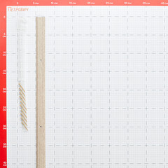 Порог алюминиевый одноуровневый стык 25х1800 мм дуб беленый - фото 2