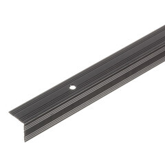 Порог алюминиевый угловой наружный 19х19х1800 мм венге - фото 1