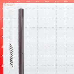 Порог алюминиевый угловой наружный 19х19х1800 мм венге - фото 3