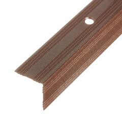 Порог алюминиевый угловой наружный 19х19х900 мм медь - фото 4