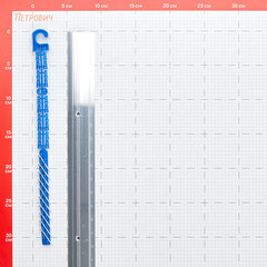 Порог алюминиевый разноуровневый кант 40х1800 мм без покрытия перепад 15 мм - фото 2