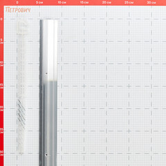 Порог алюминиевый разноуровневый кант 40х900 мм без покрытия перепад 15 мм - фото 2