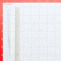 Порог алюминиевый одноуровневый стык 30х900 мм дуб ривалго белый - фото 2