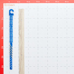 Порог алюминиевый одноуровневый стык 30х900 мм липа - фото 2