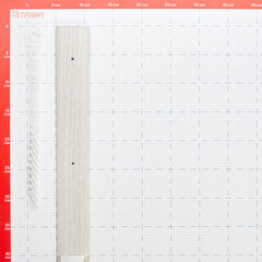 Порог алюминиевый одноуровневый стык 60х1800 мм дуб ривалго белый - фото 2