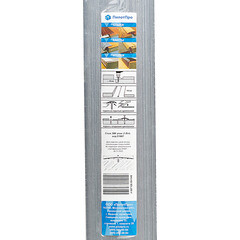 Порог алюминиевый одноуровневый стык 80х1800 мм без покрытия - фото 3