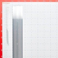 Порог алюминиевый одноуровневый стык 80х1800 мм без покрытия - фото 2