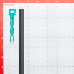 Порог алюминиевый угловой наружный 20х20х1350 мм черный - фото 2