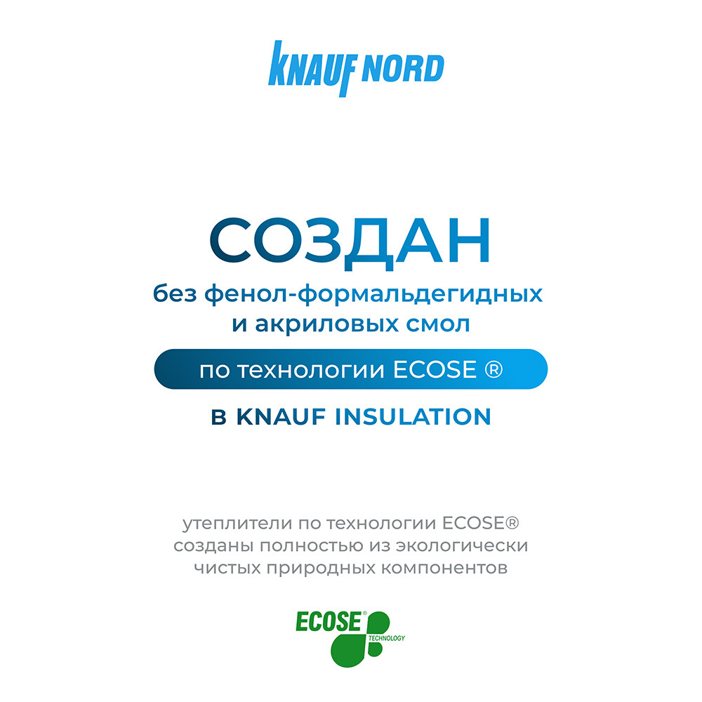 Утеплитель Knauf Nord 50х600х1250 мм 9 кв.м Вид№2