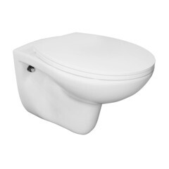 Комплект инсталляции Geberit Delta Duofix с унитазом Corsa Deco AX Rimless с кнопкой хром и сиденьем дюропласт микролифт (458.149.21.2/WHAX530RS) - фото 6