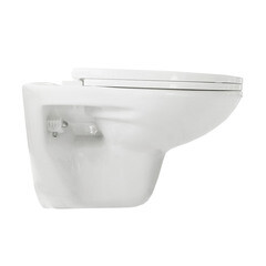 Унитаз подвесной Corsa Deco AX Rimless безободковый с сиденьем полипропилен микролифт (WHAX530RS) - фото 7