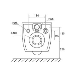Комплект инсталляции TECE с унитазом Spring K с кнопкой хром и сиденьем дюропласт микролифт быстросъем (K955101WCK\K401101WCK) - фото 3