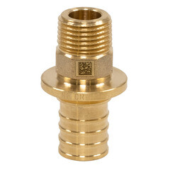 Соединитель прямой Рехау MX 16 мм х 1/2 НР(ш) (11096731001) - фото 2