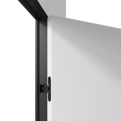 Дверь межкомнатная Invisible 900х2000 мм с прямым открыванием с замком черным - фото 3