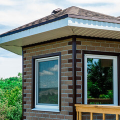 Панель фасадная гибкая Технониколь Hauberk 1000х250 мм кирпич античный 2 кв.м - фото 3