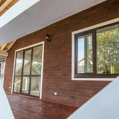 Панель фасадная гибкая Технониколь Hauberk 1000х250 мм кирпич терракотовый 2 кв.м - фото 8