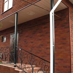 Панель фасадная гибкая Технониколь Hauberk 1000х250 мм кирпич терракотовый 2 кв.м - фото 6