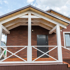 Панель фасадная гибкая Технониколь Hauberk 1000х250 мм кирпич терракотовый 2 кв.м - фото 3