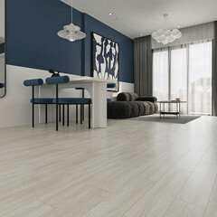 Плитка кварцвиниловая Natisston Glorious дуб белый замковая 1,95 кв.м 4 мм с фаской художественная - фото 4