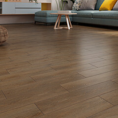 Плитка кварцвиниловая Natisston Glorious дуб коричневый замковая 1,95 кв.м 4 мм с фаской художественная - фото 3