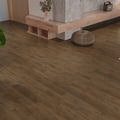 Плитка кварцвиниловая Natisston Glorious дуб коричневый замковая 1,95 кв.м 4 мм с фаской художественная - фото 2