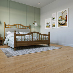 Плитка кварцвиниловая Natisston Glorious дуб медовый замковая 1,95 кв.м 4 мм с фаской художественная - фото 4