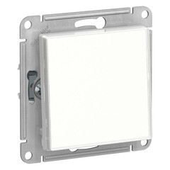 Изображение товара Выключатель Systeme Electric AtlasDesign Art одноклавишный встраиваемый белый (ATN200111)