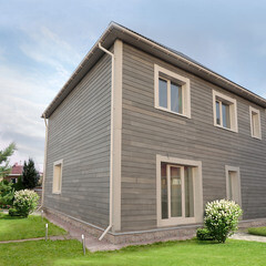 Сайдинг хризотилцементный Фибратек 3000х190 мм серый под покраску КПП - фото 5