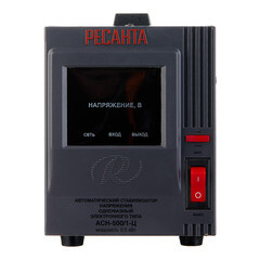 Стабилизатор напряжения Ресанта АСН-500/1-Ц однофазный 220 В 0,5 кВт переносной - фото 4