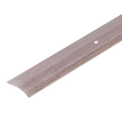 Изображение товара Порог алюминиевый разноуровневый кант 40х1800 мм дуб серый перепад 15 мм