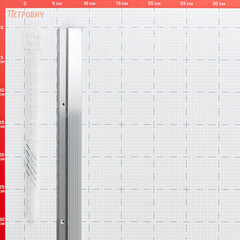 Порог алюминиевый разноуровневый кант 36,2х900 мм без покрытия перепад 15 мм - фото 2