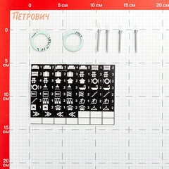 Коллектор для теплого пола Tece 1 ВР(г) х 7 выходов 3/4 НР(ш) ЕК х 1 ВР(г) с расходомерами (77310007) - фото 2