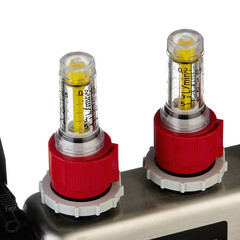 Коллектор для теплого пола Tece 1 ВР(г) х 8 выходов 3/4 НР(ш) ЕК х 1 ВР(г) с расходомерами (77310008) - фото 4