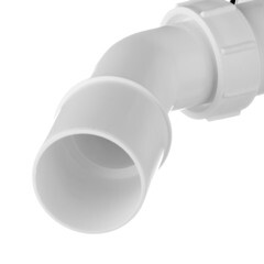 Сифон для ванны McAlpine 1 1/2х40 мм с выпуском d70 мм клик-клак с соединением 40/50 мм (MRB12) - фото 5